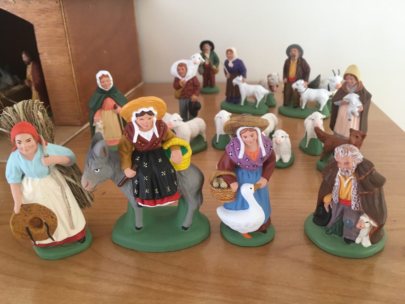 Figurines Animaux Santon provençal escoffier pour crèche de noël